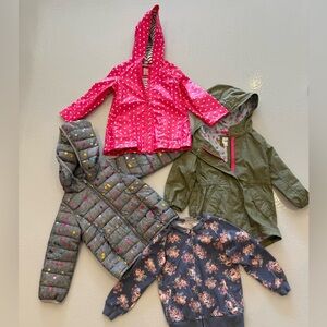Toddler girl jackets - size 4t